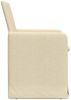 vidaXL Esszimmerstühle 2 pcs Creme 57 x 67 x 95 cm Stoff 42017910 Bild 5