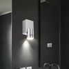 4er Set LED Wandleuchten aus gebürstetem Alu GORDON Bild 4