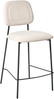 Set mit 2 Barstühlen DUETTE Samtstoff Hellbeige Bild 4