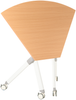 Klappbares Eck-Schreibtischmodul BENDI Braun 90 cm 64 cm Bild 5