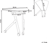 Klappbares Eck-Schreibtischmodul BENDI Braun 90 cm 64 cm Bild 2