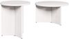 Couchtisch, Sofatisch 2 pcs Weiß Massivholz Kiefer Bild 1