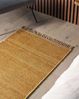 Teppich Jute senfgelb 80 x 150 cm Kurzflor zweiseitig LUNIA Bild 3