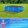 Miganeo Pool Solarfolie 300 x 200 cm Deluxe rechteckig | schwarz |180 my | 12 mm Luftblasen Bild 4