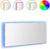 vidaXL Spiegel Hellgrau Sonoma 80 x 37 cm Glas und engineered Holz 863304 Bild 3