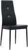 vidaXL Esszimmerstühle 4 Stk. Schwarz Kunstleder [246188] Bild 2