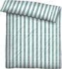 biberna Seersucker Bettwäsche 0022644 LÄNGSSTREIFEN, mint, 1x 135x200 cm + 1x 80x80 cm Bild 2