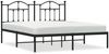 vidaXL Bettgestell mit Kopfteil Metall Schwarz 183x213 cm 353444 Bild 2