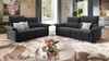 Sofanella 3-Sitzer ADRIA Stoffbezug Sofagarnitur Couch in Creme Bild 5