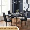 TLGREEN Esszimmerstuhl Stuhl mit hoher Rückenlehne, (4 St), für Esstisch, Esszimmer, Dining Table, Vorzimmer Möbel Set gepolstert Bild 3