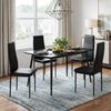 TLGREEN Esszimmerstuhl Stuhl mit hoher Rückenlehne, (4 St), für Esstisch, Esszimmer, Dining Table, Vorzimmer Möbel Set gepolstert Bild 1