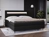 Mirjan24 Boxspringbett 'Ovo', schwarz, 140x200 cm Bild 2