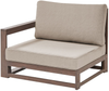 Ecksofa Lounge Set TIMOR Zertifiziertes Akazienholz Dunkler Holzfarbton Bild 4