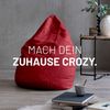 Lumaland 'Luxury XL Plus' Sitzsack, Rot, Microvelours, 120 l Bild 3