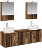 vidaXL Badezimmerschrank-Set 5 pcs Altholz Holzwerkstoff 3406445 Bild 2