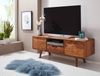 Wohnling HiFi Lowboard AMANA Sheesham Massivholz Landhaus TV Kommode 135 x 51 x 45 cm Bild 5