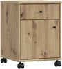FORTE Tempra2 Rollcontainer, Holzwerkstoff, Braun, 38,6 x 54,2 x 42 cm Bild 3