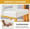 Barhocker B 43 x T 43 x H 91,4 cm aus PU-Kunstleder mit goldfarbenem Metallgestell, 2er-Set Bild 2