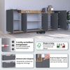 OTTO home Sideboard BOLSENA, Kommode, Schrank,Lowboard mit 8 Fächer und offenes Ablagefach (1 St), stehend/hängend montierbar, Made in Italy, B/T/H: 200 × 35 × 71,2 cm Bild 3