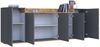 OTTO home Sideboard BOLSENA, Kommode, Schrank,Lowboard mit 8 Fächer und offenes Ablagefach (1 St), stehend/hängend montierbar, Made in Italy, B/T/H: 200 × 35 × 71,2 cm Bild 4