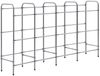 vidaXL Kistenregal für 12 Kisten Silbern 190x33x116 cm Stahl 285215 Bild 2