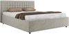 Polsterbett mit Holzlattenrost Doppelbett PAVO CLASSIC, hohe Kopfteil, Bettkasten mit Gasdruckfeder - 180 x 200 cm - Hellgrau Strukture Bild 5