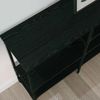 vidaXL Konsolentisch mit Regal Schwarz Eichen-Optik 160 x 29 x 80 cm 883558 Bild 4