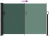 vidaXL Seitenmarkise Ausziehbar Dunkelgrün 140x600 cm 4004515 Bild 5