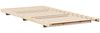 vidaXL Bettrahmen Braun 75 x 190 cm Massives Kiefernholz 873097 Bild 4