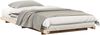 vidaXL Bettrahmen Braun 75 x 190 cm Massives Kiefernholz 873097 Bild 2