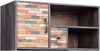 Wohnzimmerregal ARVID - Holz Mehrfarbig 183x80x40cm | Regal Bücherreal offener Schrank Bild 3