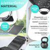 KESSER® Sonnenliege SUN mit Dach Gartenliege Liegestuhl klappbar Sonnendach Verstellbarer Rückenlehne , ergonomisch, gepolsterter Liegefläche, Aluminium Liege Gartenstuhl tragbar Strandliege Schwarz Bild 5