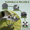 Metall-Klapp-Campingtisch hitzebeständig bis 172 kg Strand Camping Reisen Bild 4