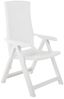 vidaXL Verstellbare Gartenstühle 2 Stk. Kunststoff Weiß 48760 Bild 2