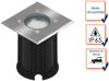 6er-Set LED-Bodeneinbaustrahler Outdoor, eckig, befahrbar, max 800 kg Last, IP65 Bild 2
