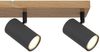 Deckenstrahler, Metall, Graphit Dunkel, 4 Flammig Bild 5