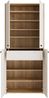Schuhschrank >KENDRAY< in Mauvelle Eiche Dekor / Sand - 83,7x191,1x34,9 (BxHxT) Bild 2