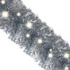 vidaXL Weihnachtsgirlande mit LED 10 m Silbern 329205 Bild 5