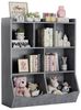 GarveeMore Kinderregal Bücherregal Kinder Spielzeugregal mit 7 Fächern 92x30x180cm Bild 4