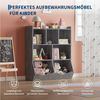 GarveeMore Kinderregal Bücherregal Kinder Spielzeugregal mit 7 Fächern 92x30x180cm Bild 3
