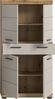 Midischrank B/H/T: 74x141x31 cm in Evoak Oak Nachbildung Bild 3