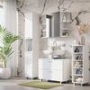 Badmöbel-Set Ilias Weiß 4 Teile Vicco Bild 3