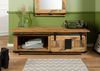 Garderobenbank Mango 120x45x40 natur lackiert RAILWAY #1011 Bild 4