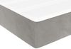 vidaXL Taschenfederkernmatratze Mittel Hellgrau 100x210x20 cm Samt 4016570 Bild 5