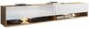 TV-Lowboard Jumbo 180 (Farbe: Wotan / Weiß Hochglanz, mit RGB LED Beleuchtung) Bild 3