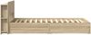 vidaXL Bettgestell mit Stauraum Sonoma-Eiche 75 x 190 cm Holzwerkstoff 3433530 Bild 5
