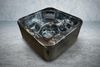PureHaven American Outdoor-Whirlpool 215x215 cm für 5 Personen mit 53 Massagedüsen Heizung LEDs Thermoabdeckung Ozondesinfektion Pearl Shadow/Grau Bild 4