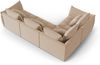 Micadoni Ecksofa Bloom 4-Sitzer Links Samt Sand Bild 3