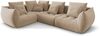 Micadoni Ecksofa Bloom 4-Sitzer Links Samt Sand Bild 2