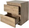 HTI-Living Nachtkommode Nachtkommode mit 2 grifflosen Schubladen (Stück, 1 St, 1 Nachtkommode), Nachtschrank Nachttisch Bild 4